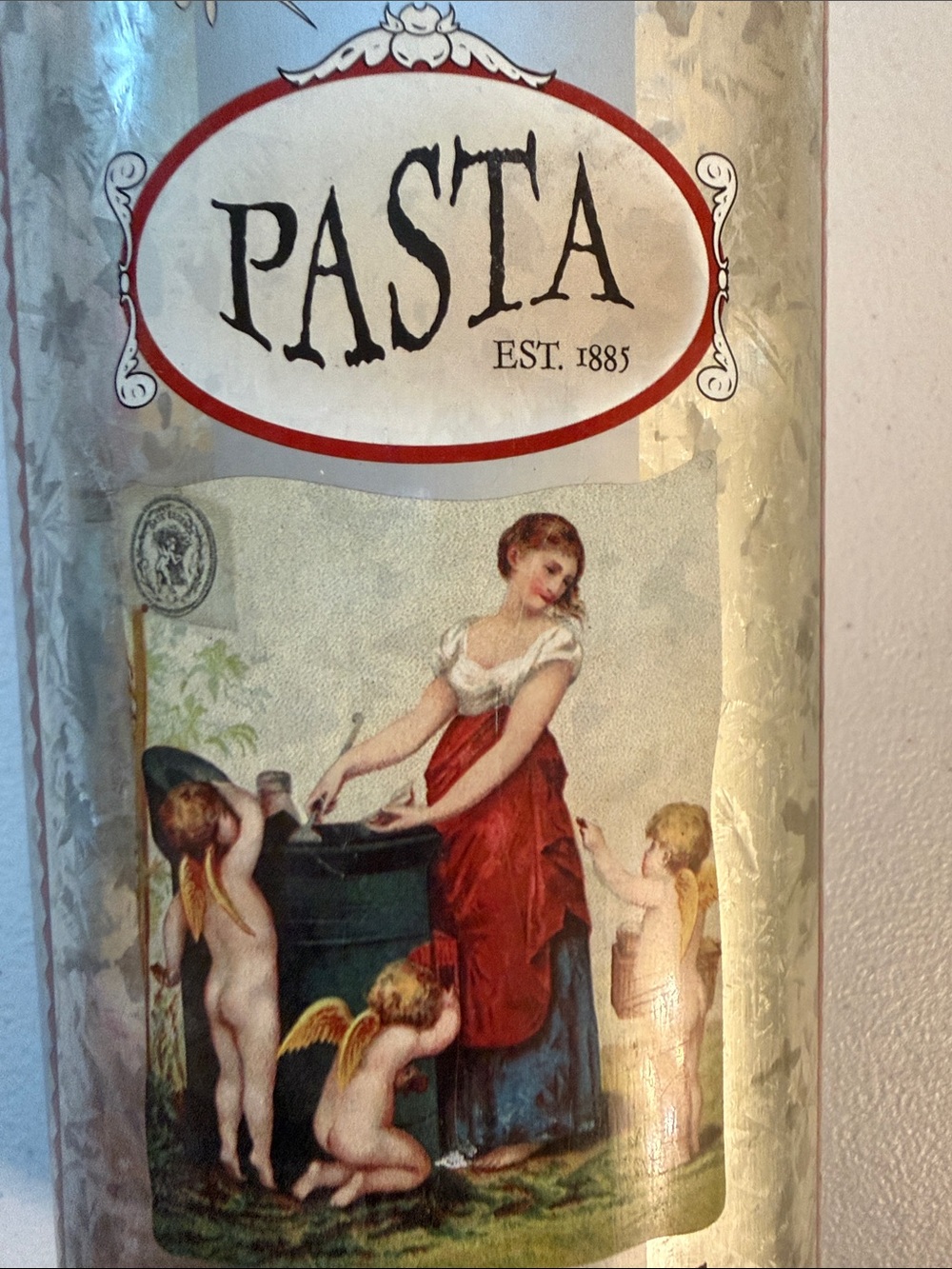 Primo Vintage Semolina Pasta Storage Canister - Silver - Picture 5 of 12